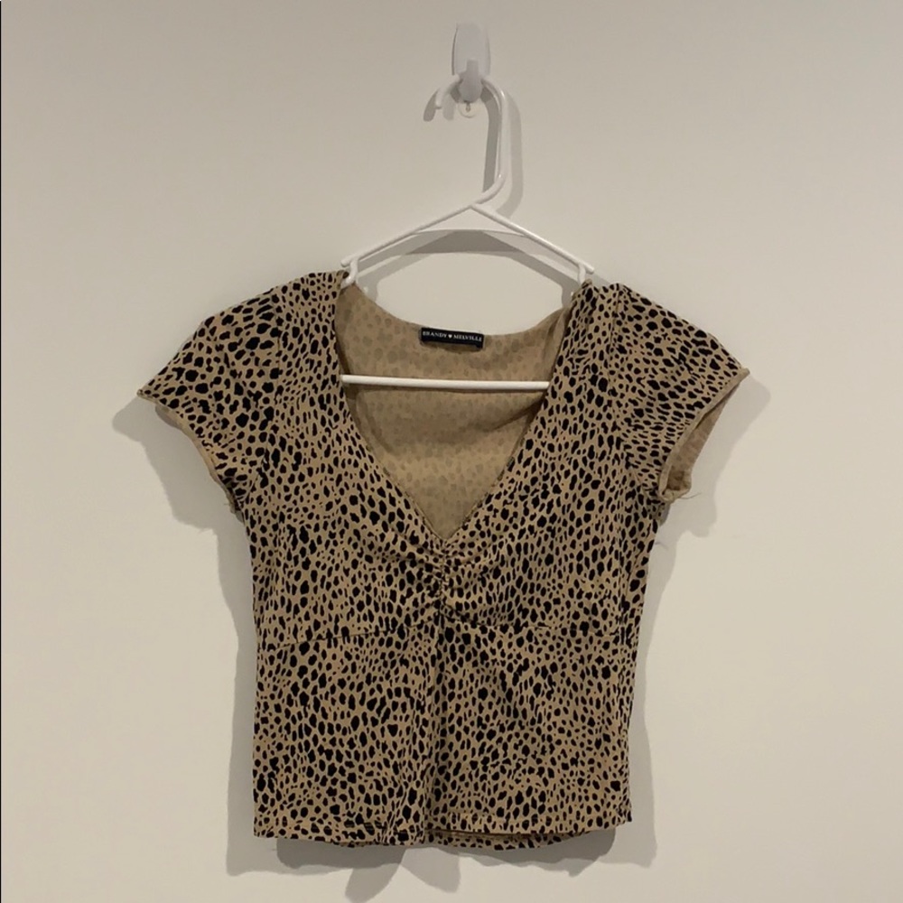Brandy Melville Cheetah Gina Top
